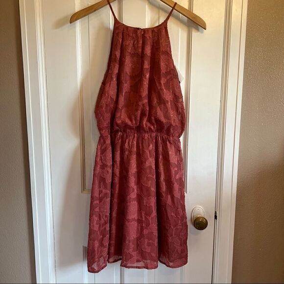 Rose color Francesca’s lace dress - Picture 12 of 15